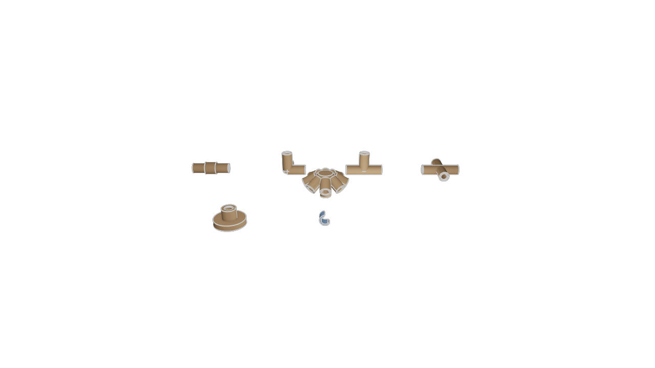 FortForge: Modular Dowel Fort Connector System