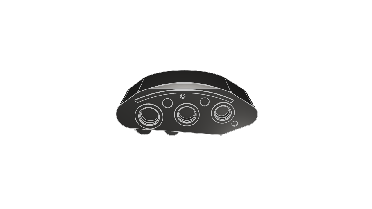 Six-Piston Monobloc Racing Brake Caliper