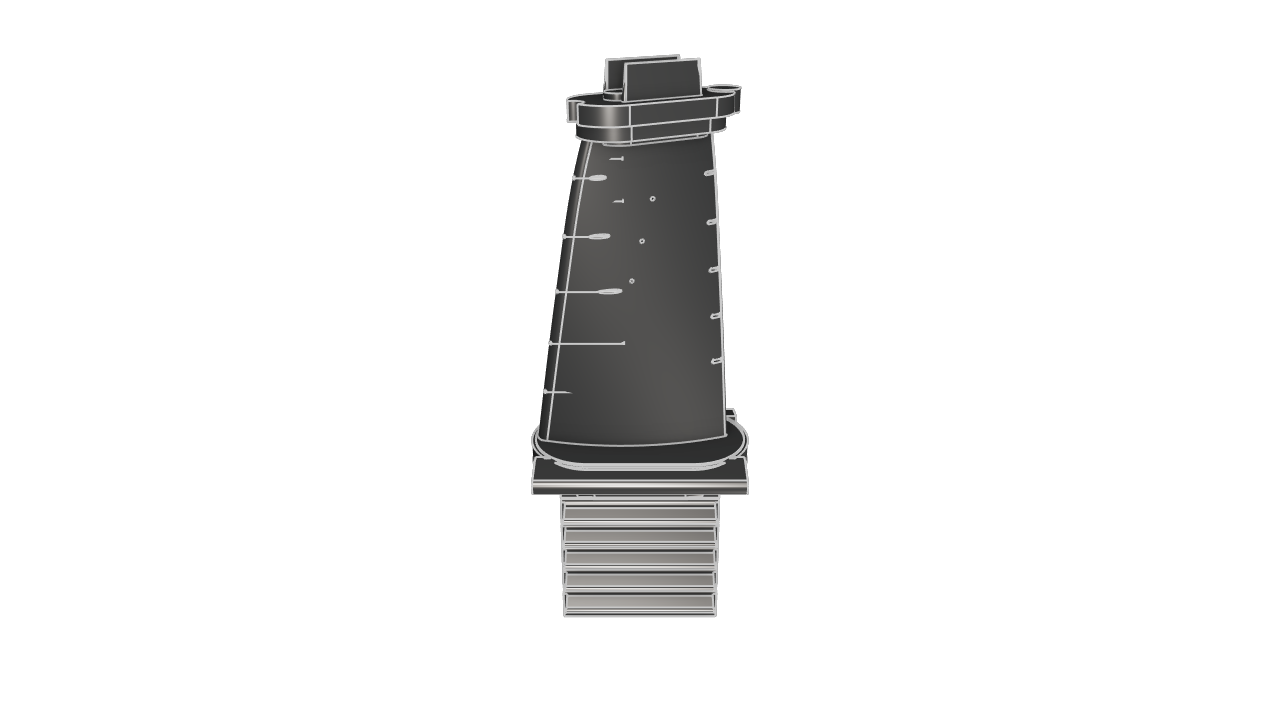 High-Pressure Turbine Blade