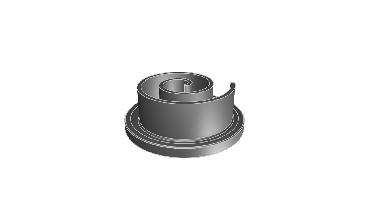 Orbiting Scroll Compressor Plate