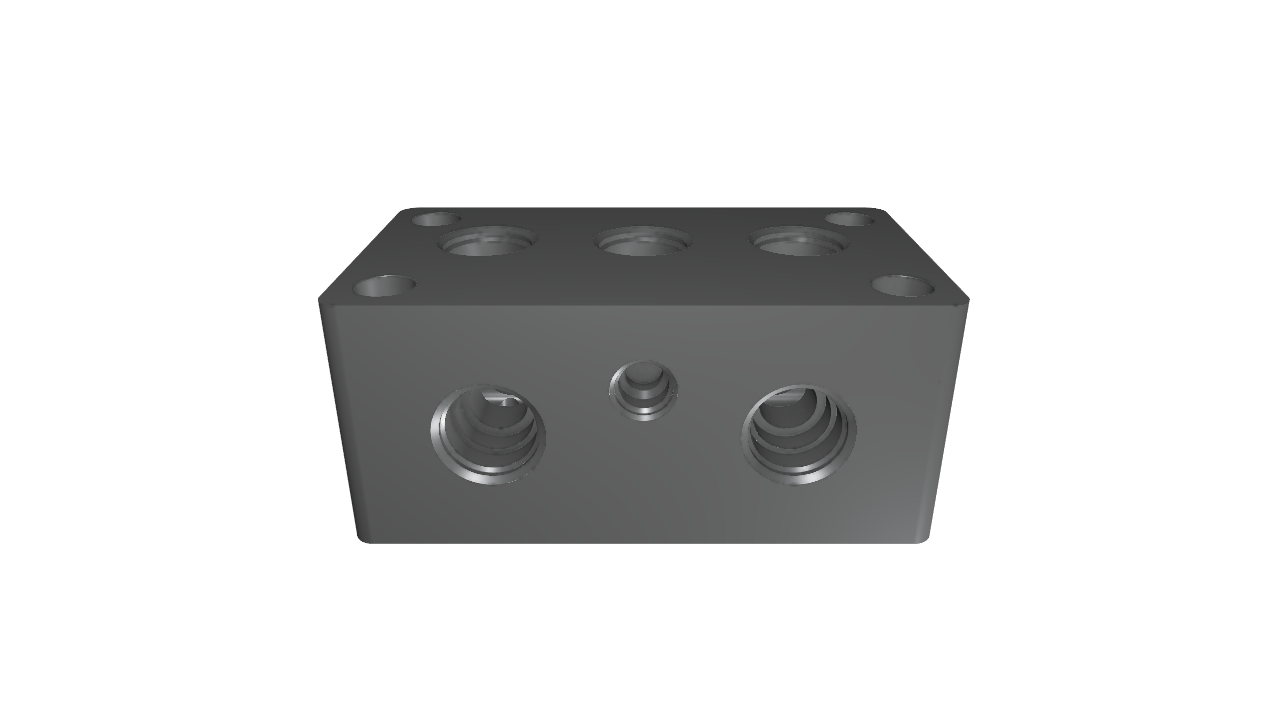 CNC Hydraulic Manifold Block