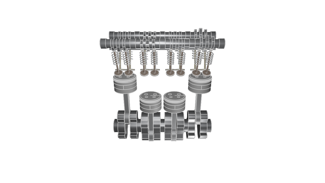 DOHC VVT Inline 4 Inspired Internals
