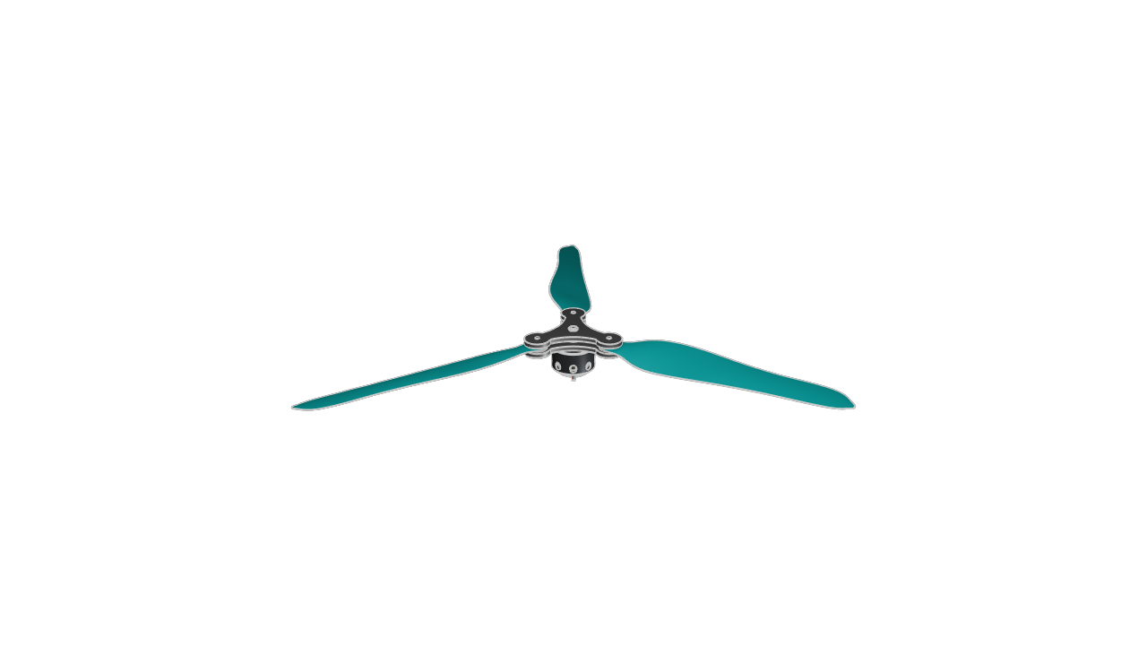 3-Blade Foldable Drone Rotor
