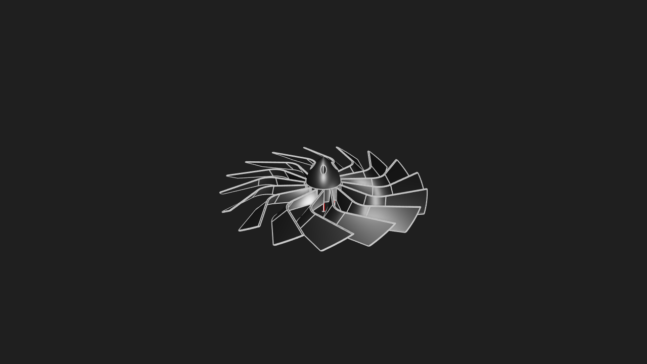 Turbojet Turbine Rotor Assembly
